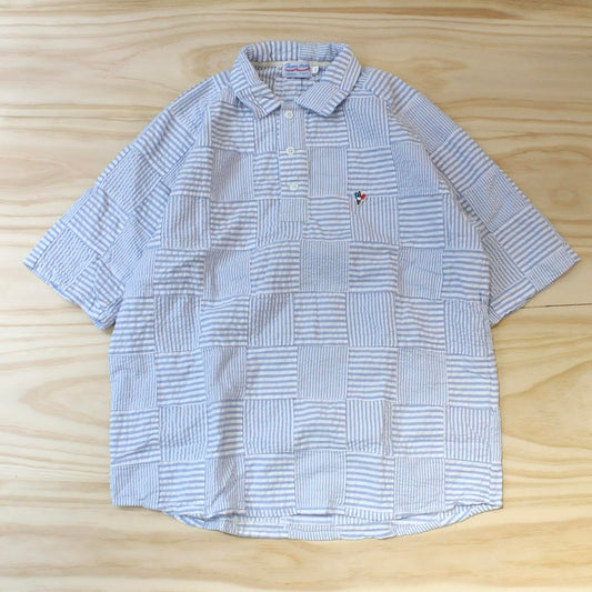Arvor Maree - SHEER SUCKERS PULLOVER POLO SHIRT