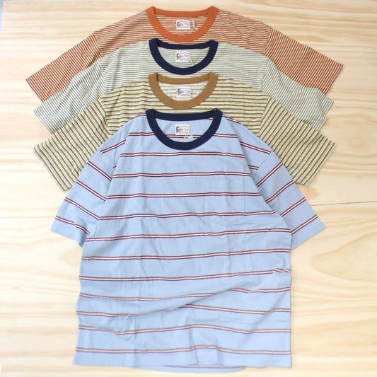 FELCO -  VINTAGE STRIPE POCKET TEE