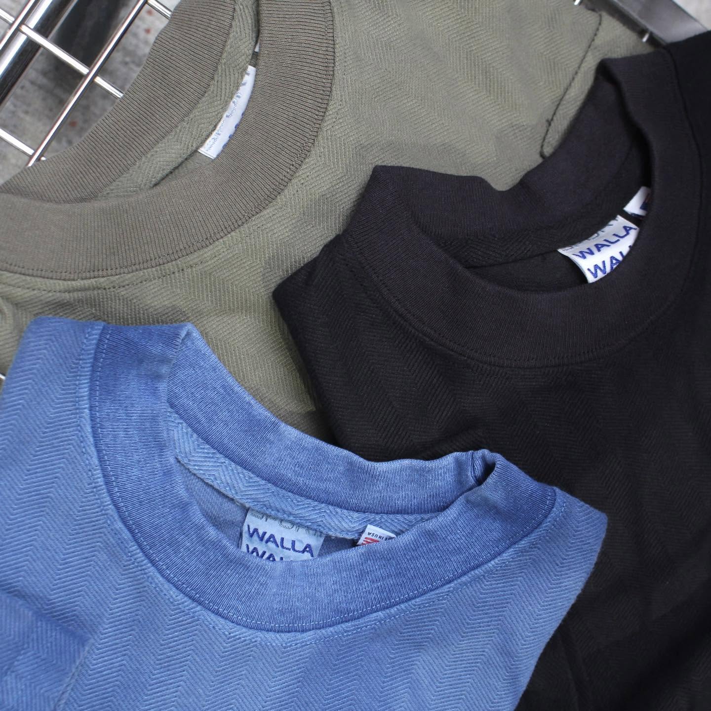 WALLA WALLA SPORT -
U.S. MADE HERRINBONE POCKET TEE