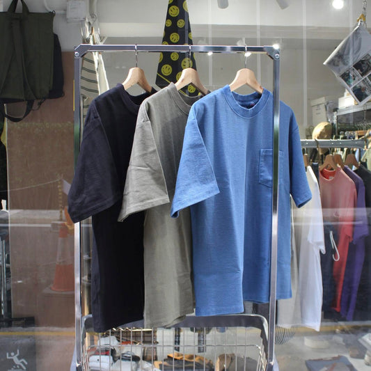 WALLA WALLA SPORT -
U.S. MADE HERRINBONE POCKET TEE