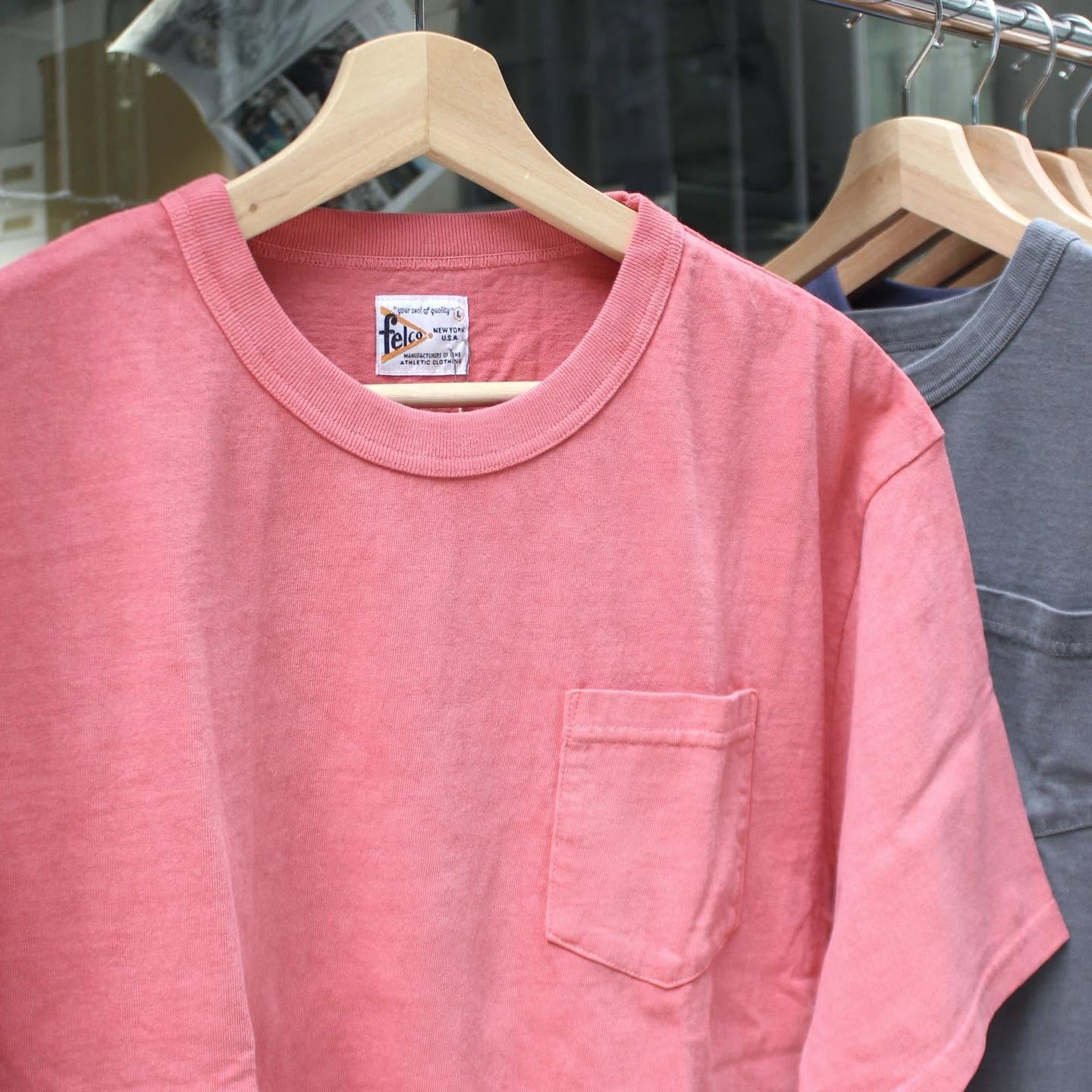 FELCO - S/S 7oz BINDER CREW NECK POCKET TEE