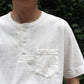 FELCO - S/S HENLEY NECK POCKET TEE