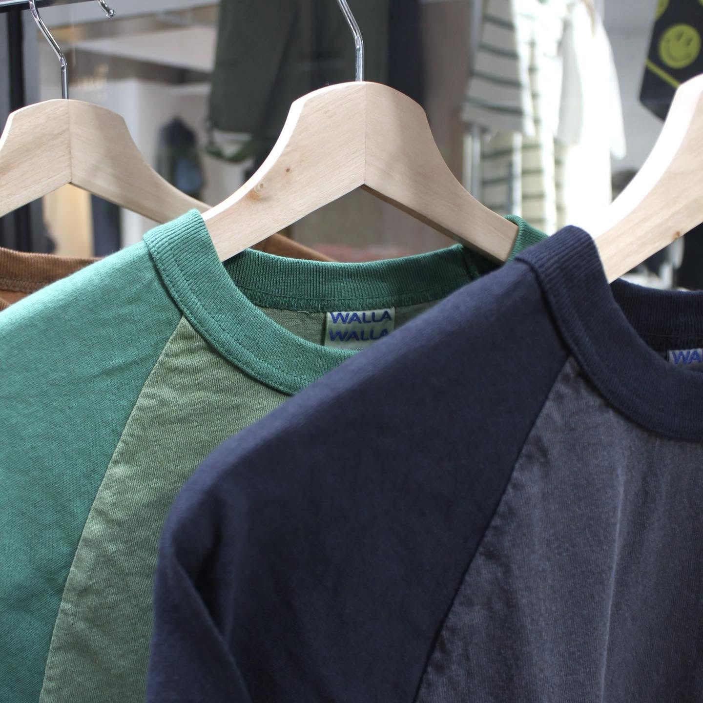 Walla Walla Sport - (PIGMENT DYE) - 3/4 SLEEVE BASEBALL TEE