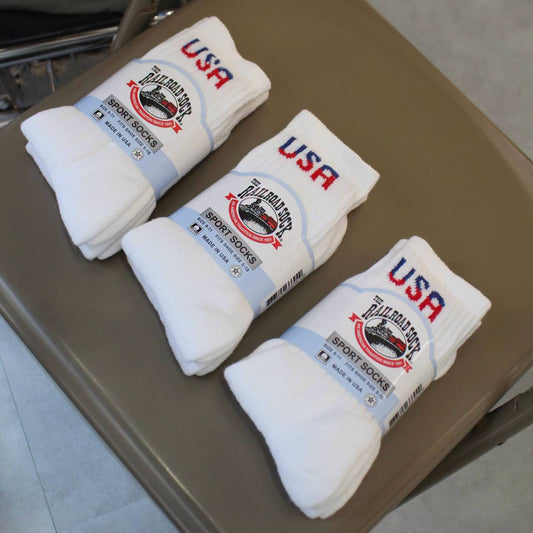 THE RAILROAD SOCKS - PATRIOTIC USA CREW SOCKS