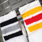 THE RAILROAD SOCKS - AMERICAN RETRO STRIPE CREW SOCKS