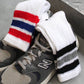 THE RAILROAD SOCKS - AMERICAN RETRO STRIPE CREW SOCKS