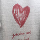 ORDINARY FITS -CREW NECK S/S TEE (HEART)