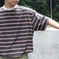 MANUAL ALPHABET - RETRO BORDER WIDE SPINDLE TEE