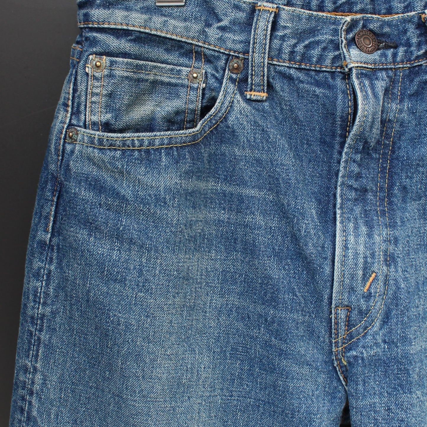 OrSlow - 
107 IVY FIT 13.7OZ DENIM SHORT LENGTH
(2YEAR WASH)