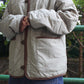 ARMY TWILL -
QUILTING REVERSIBLE JACKET
