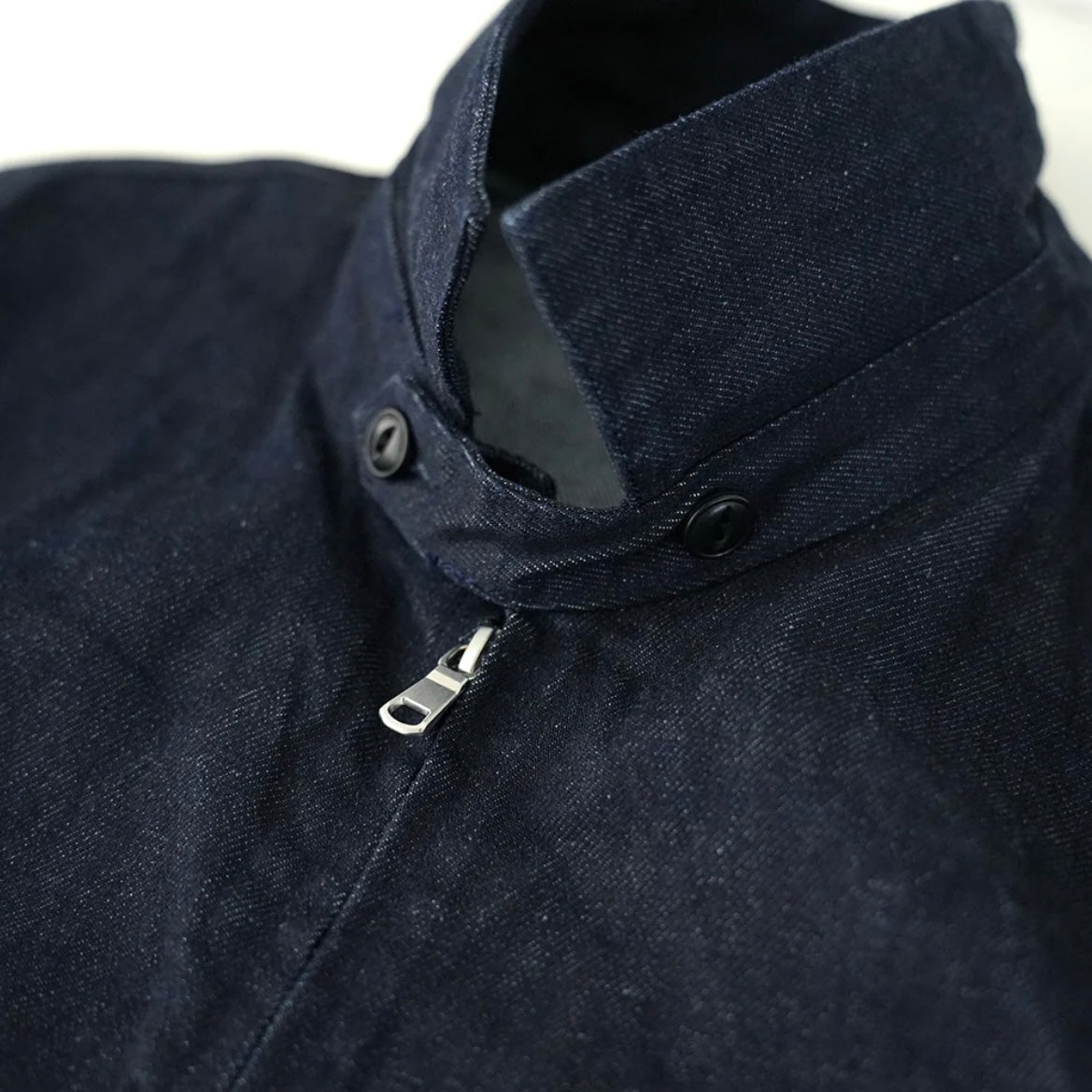 MANUAL ALPHABET - 
DENIM SWING TOP JACKET