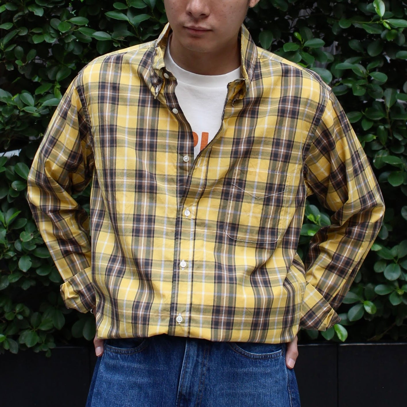 KEATON CHASE U.S.A - CLASSIC FIT BD CHECK SHIRT