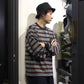 SOGLIA -
OPEN END L/S BORDER TEE