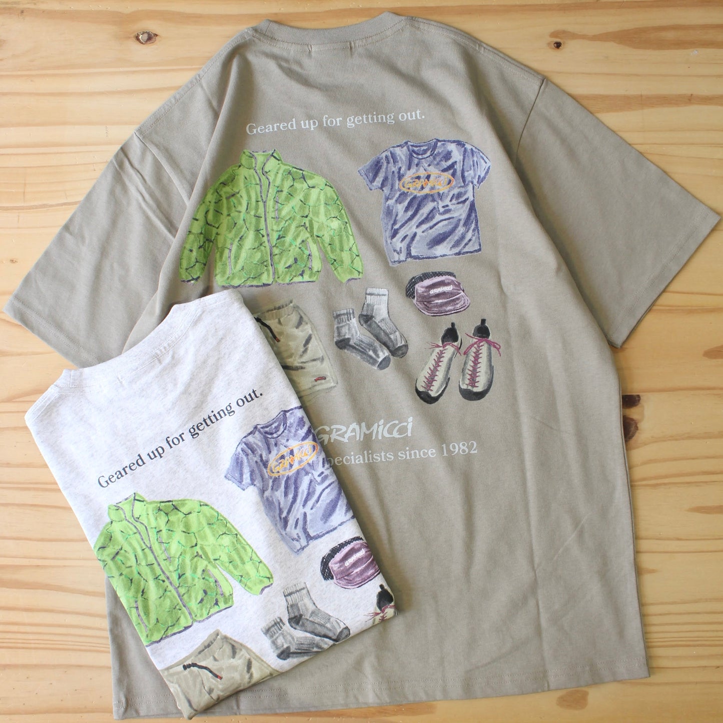 GRAMICCI -
GEARED UP TEE