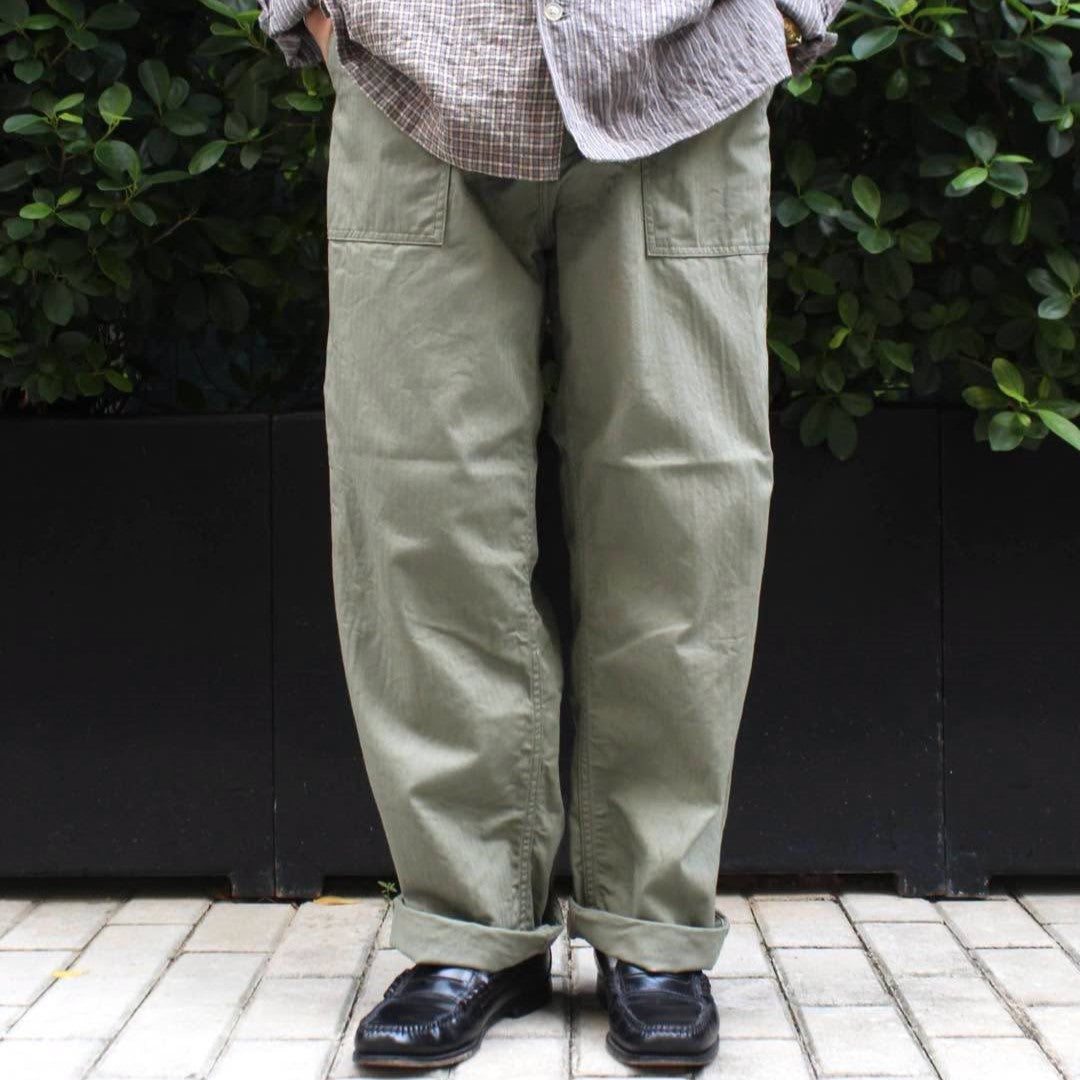 Another 20th Century -EDGAR FOOD HANDLE HERRINGBONE PANTS