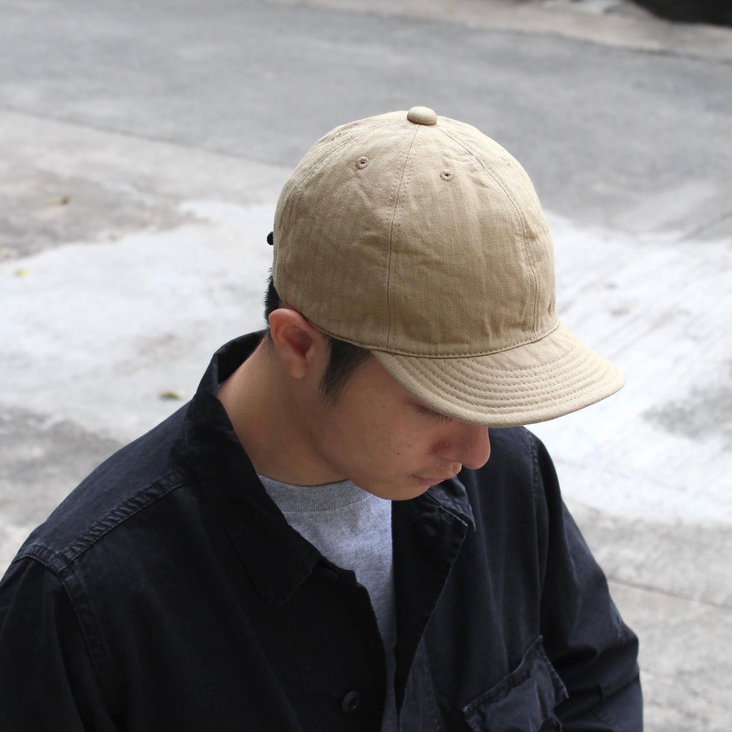 HIGHER -
VINTAGE HERRINGBONE(人字紋) CAP