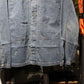 SPELLBOUND - 
8OZ DENIM SHIRT JACKET COTTON LINEN
(USED WASH)