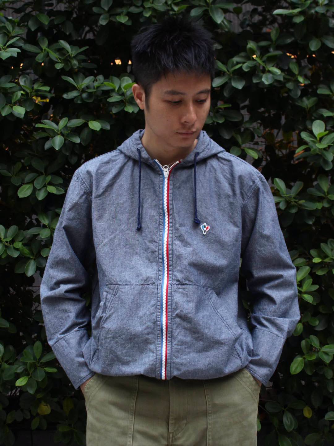 Arvor Maree - CHAMBRAY ZIP UP PARKA