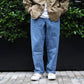 REMILLA -
CROSS DENIM PANTS