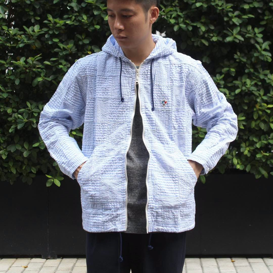 Arvor Maree -
SHEER SUCKERS ZIP UP PARKA
