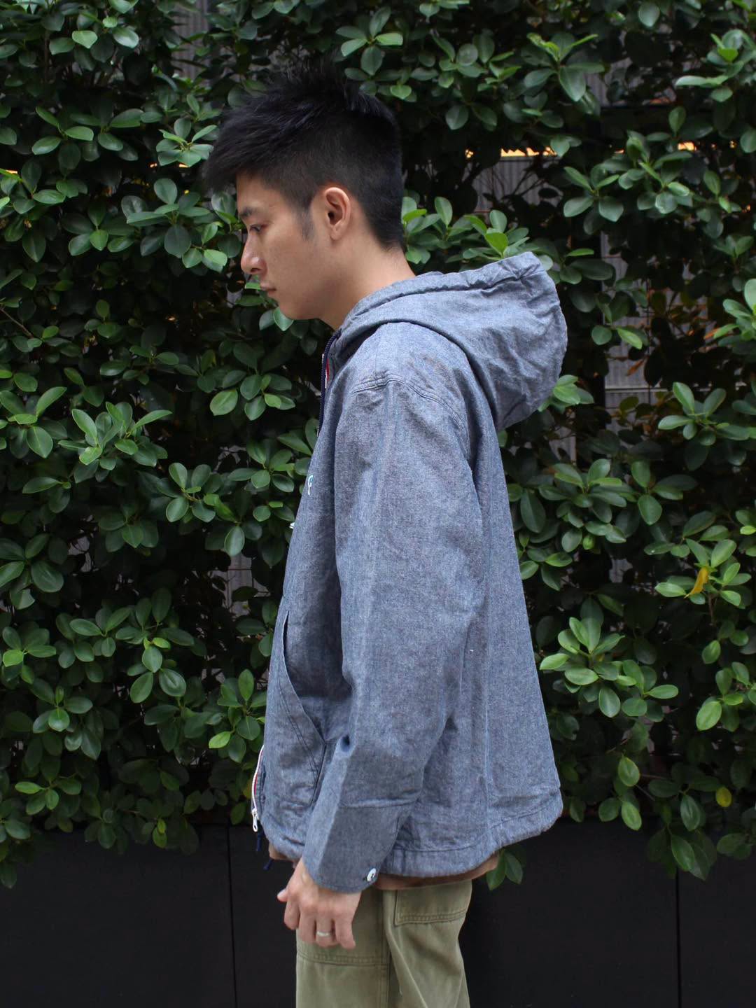 Arvor Maree - CHAMBRAY ZIP UP PARKA