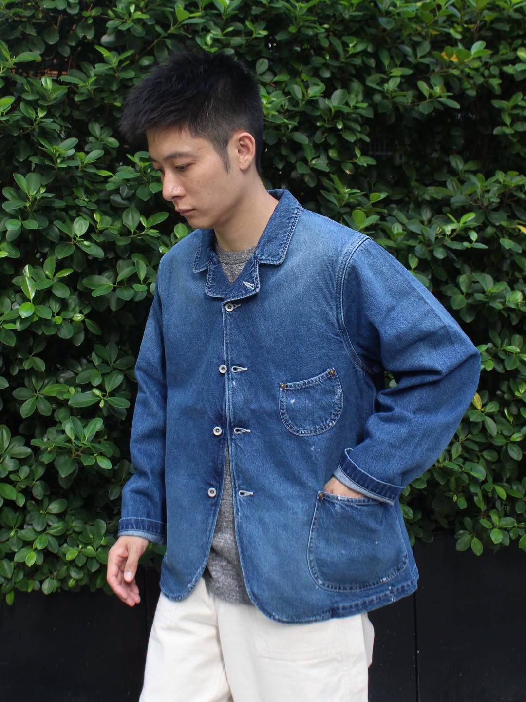 ORDINARY FITS -BELL JACKET (DENIM USED)