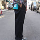 AheHee - NAVY WORK PANTS