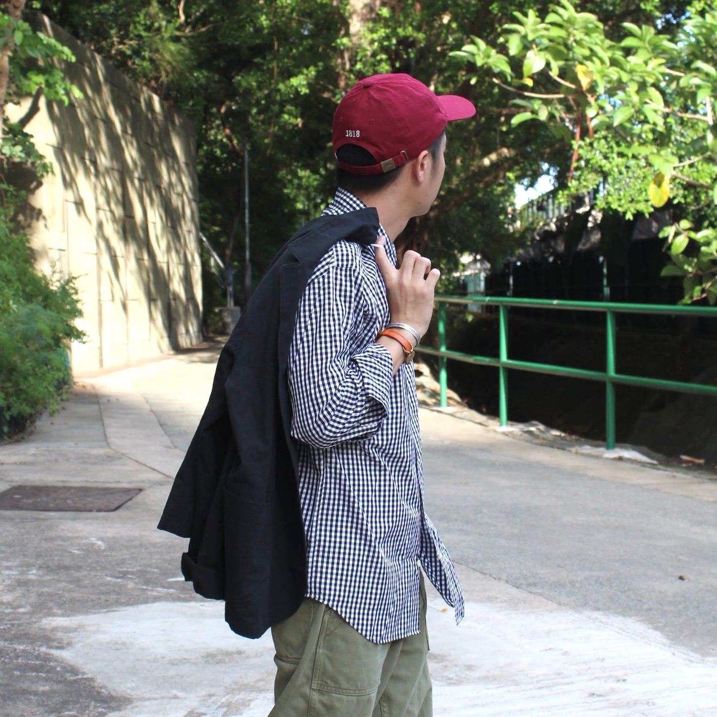 MANUAL ALPHABET - 
GINGHAM SHIRT