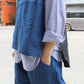 Brocante - 
Cotton Linen Denim Vest