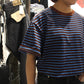 SOGLIA -
OPEN END BORDER S/S TEE