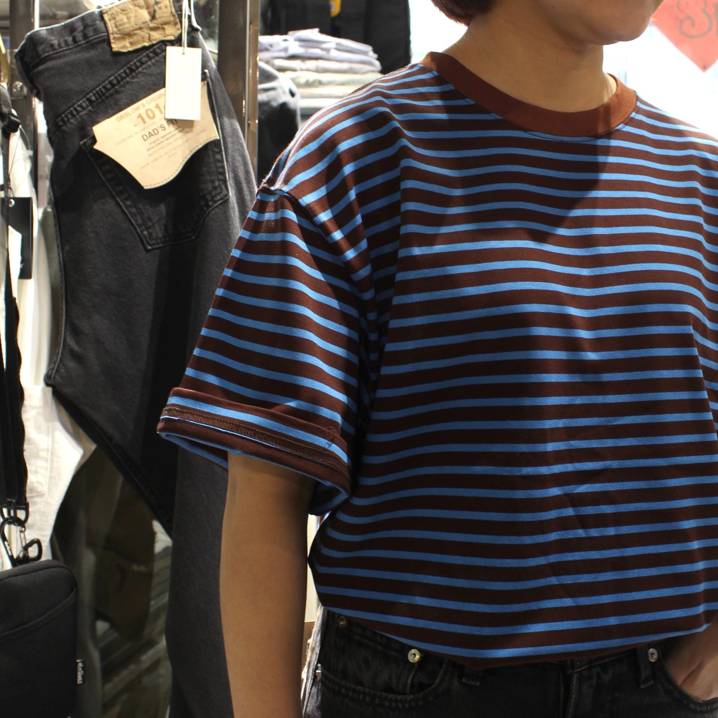 SOGLIA -
OPEN END BORDER S/S TEE