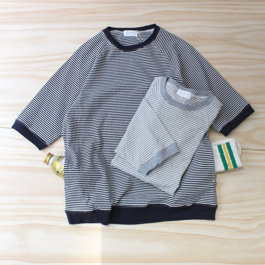 SPINNER BAIT -
VINTAGE BORDER RAGLAN CREW NECK H/S