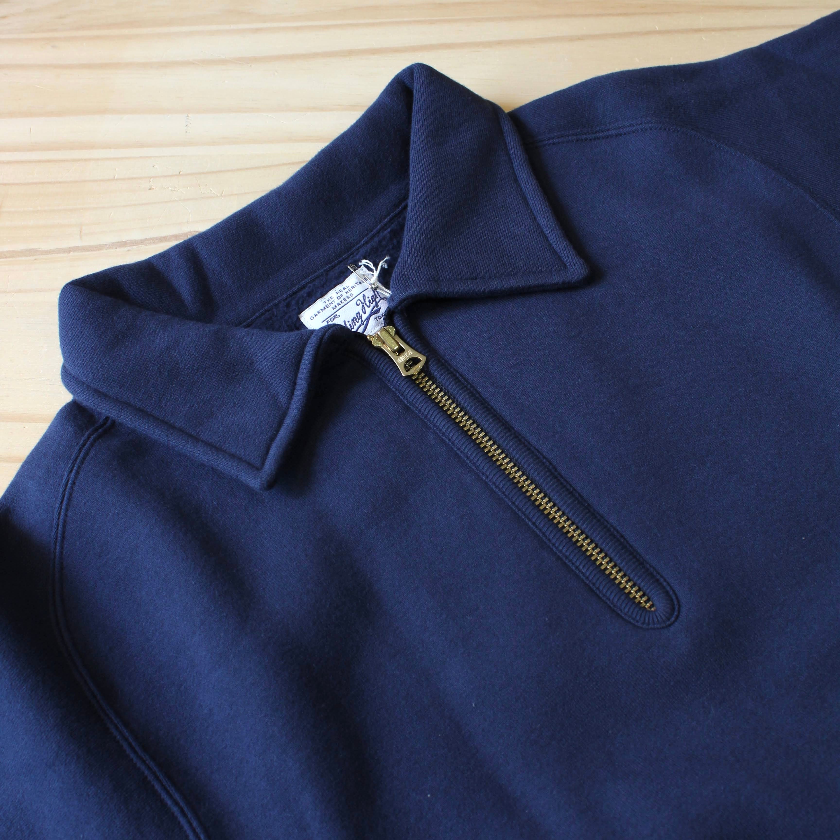 RIDING HIGH TOKYO - AZUMA TUBE FLEECE HALFZIP SWEAT – WHERE.