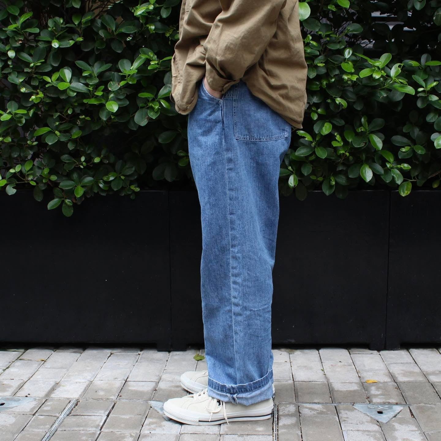 REMILLA -
CROSS DENIM PANTS