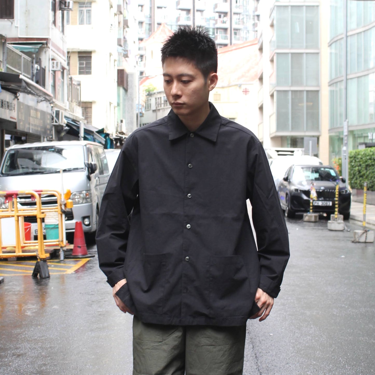MANUAL ALPHABET -
WEATHER CLOTH SHIRT JACKET