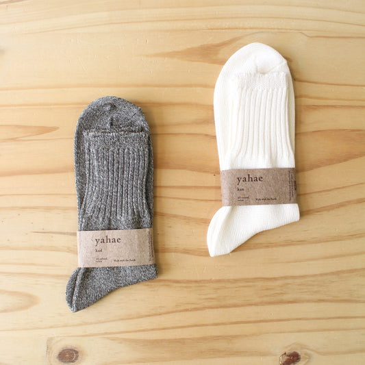 yahae - 
WASHI(日本和紙) ORGANIC COTTON ANKLE SOCKS