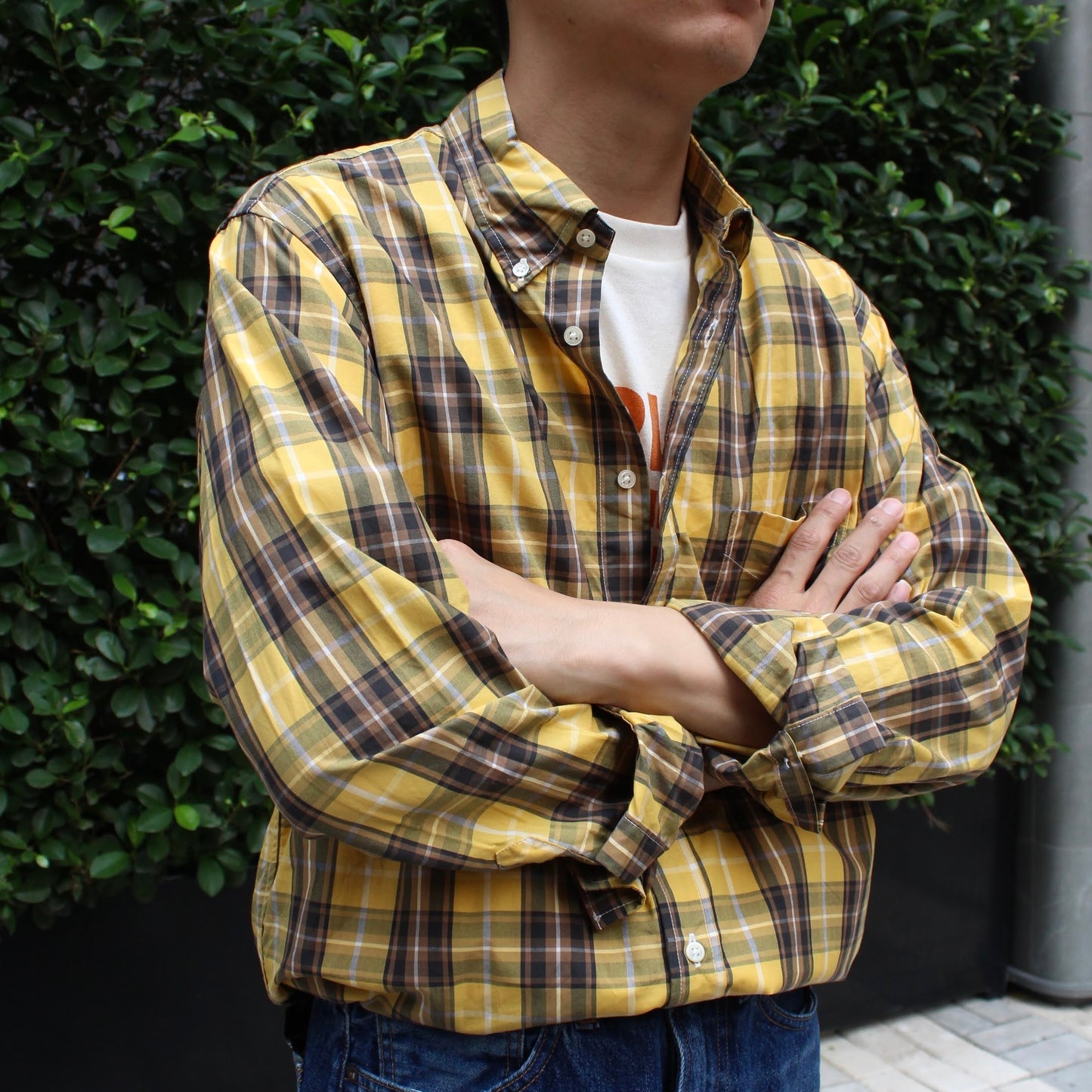 KEATON CHASE U.S.A - CLASSIC FIT BD CHECK SHIRT