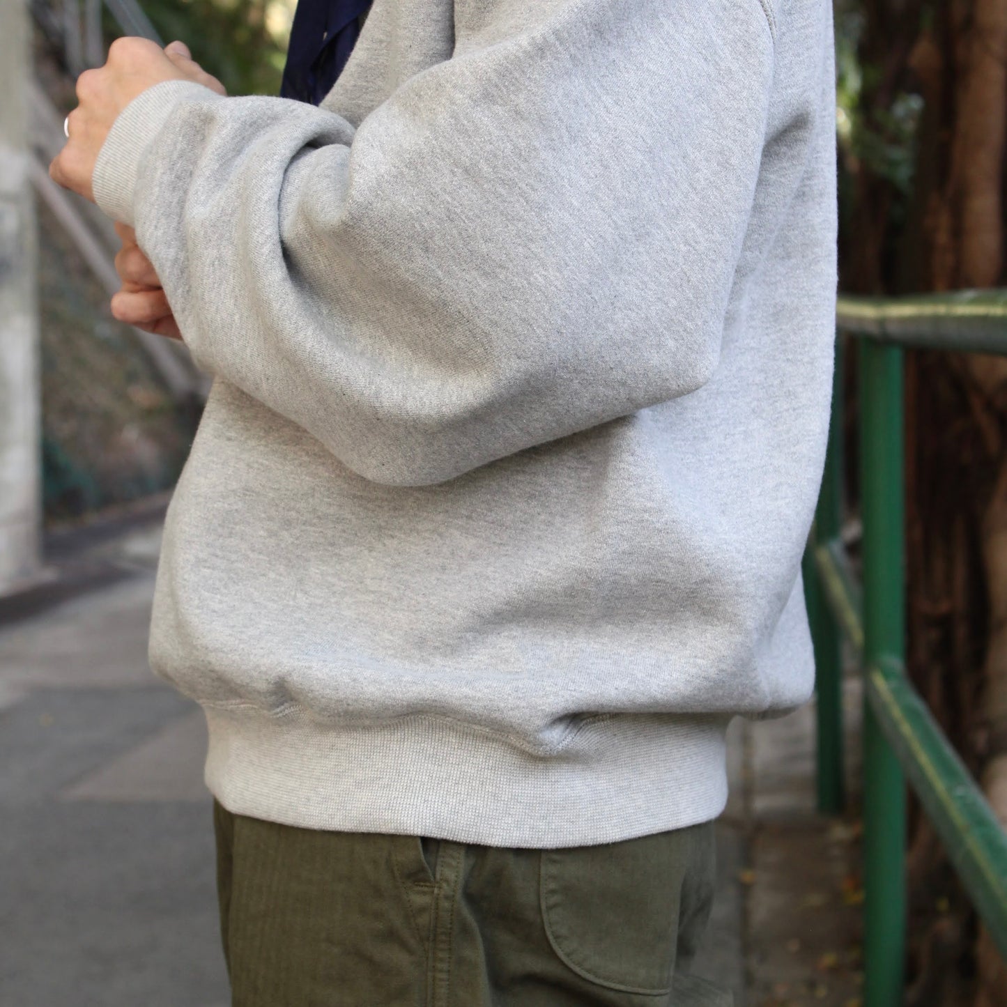 OrSlow - 
RELAX FIT DENSELY KNIT SWEATSHIRT