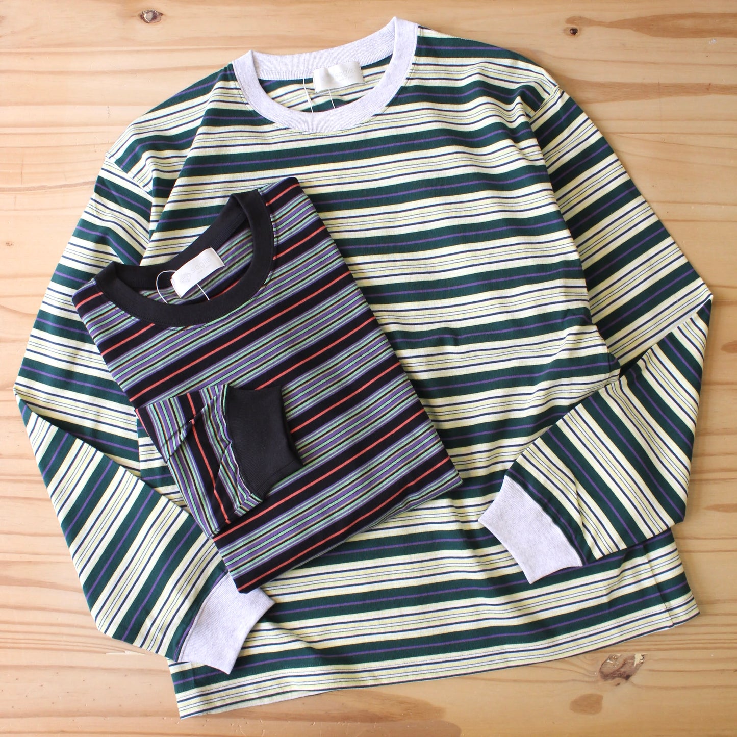 SOGLIA -
OPEN END L/S BORDER TEE