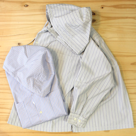 MANUAL ALPHABET -
T/C POPLIN HOOD SHIRT