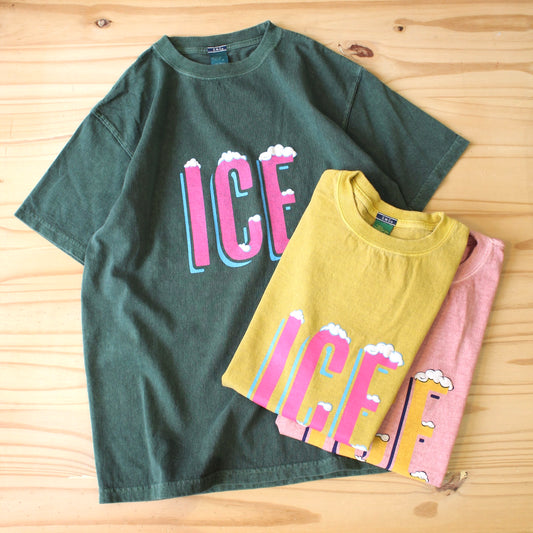D.M.G -  ICE PIGMENT DYE PRINT TEE