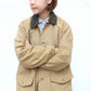 D.M.G -COTTON NYLON CITY COAT (跣水功能)