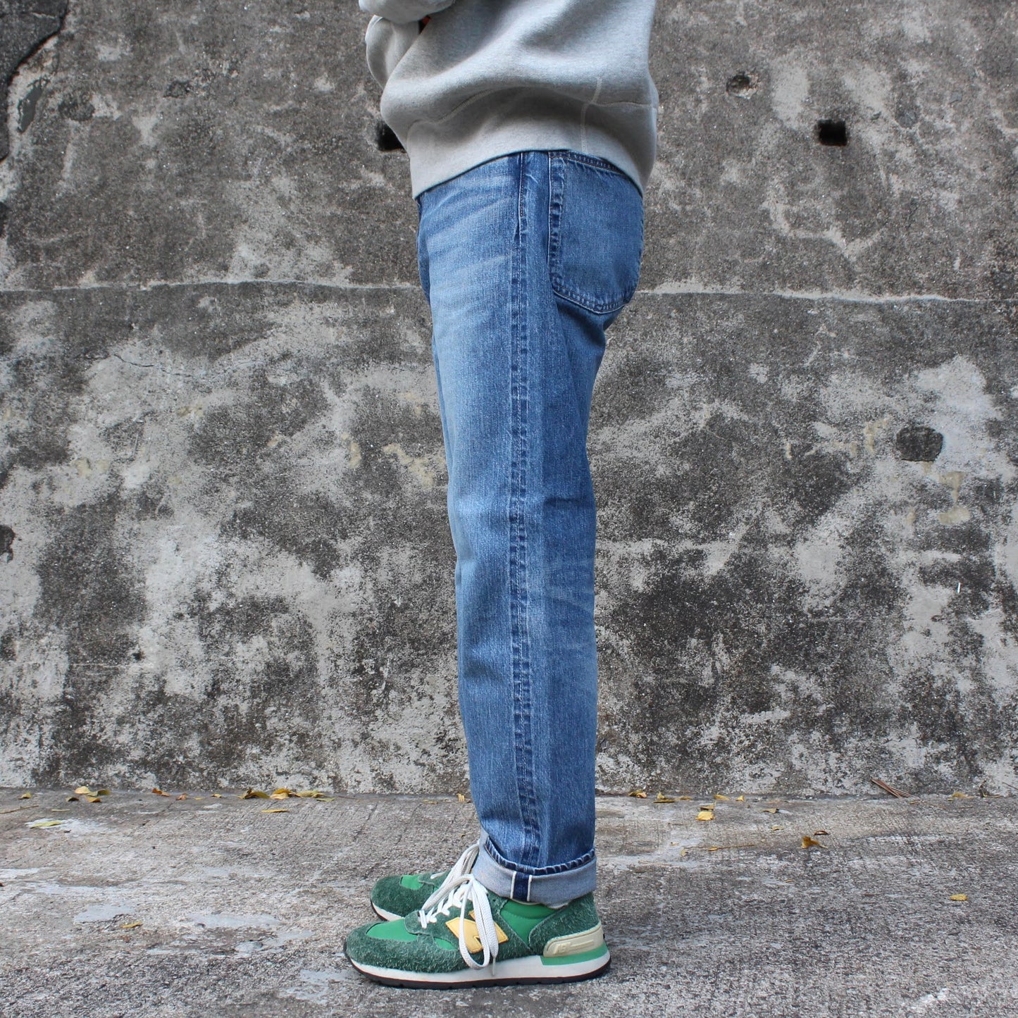 SPELLBOUND -
12OZ SELVEDGE STRAIGHT DENIM ZIP(拉鍊) - USED WASH