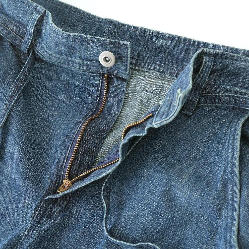 REMILLA -
CROSS DENIM PANTS