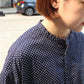 D.M.G - 
Little dot stand collar pocket pullover shirt