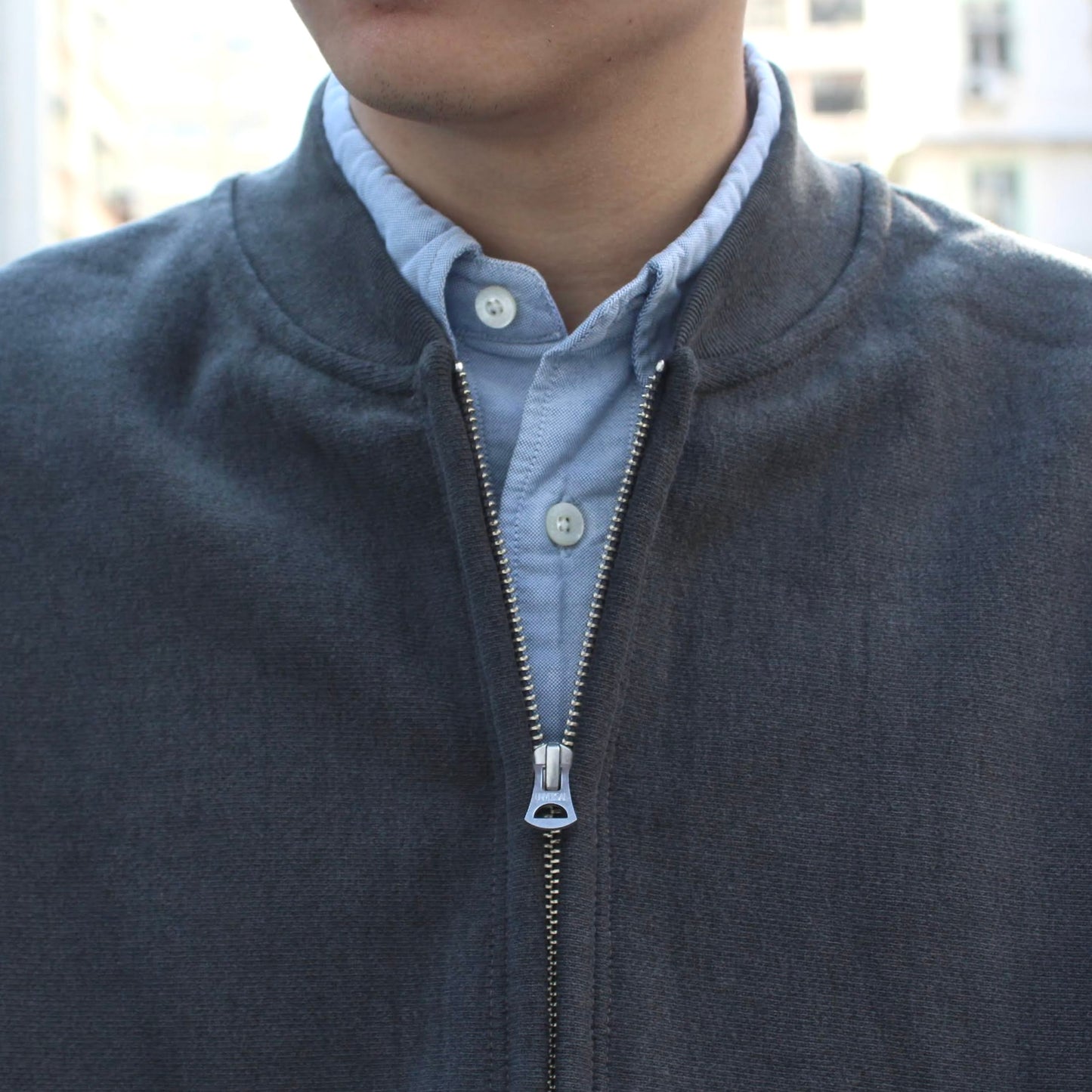 FELCO -
16OZ HEAVY WEIGHT TERRY ZIP BASEBALL NECK SWEATSHIRT