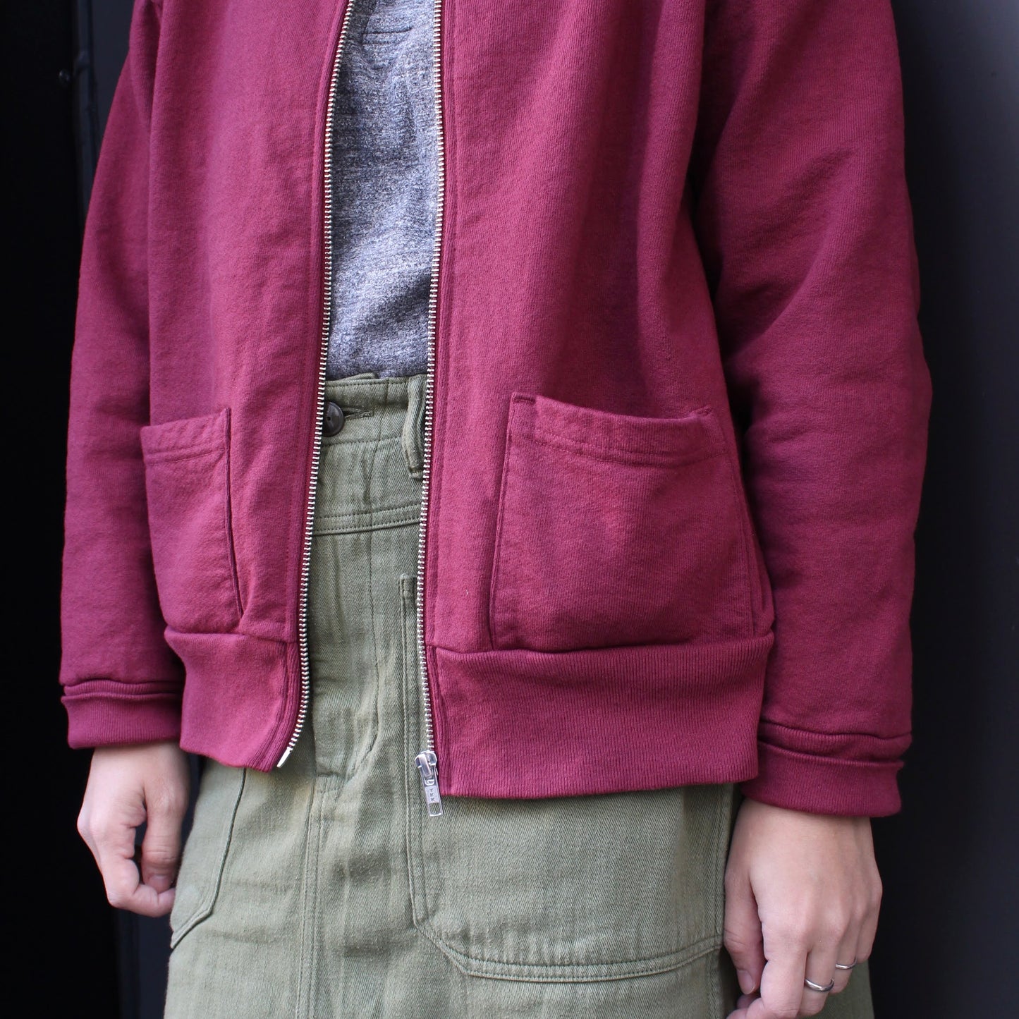 WALLA WALLA SPORT -  13OZ CREW CARDIGAN