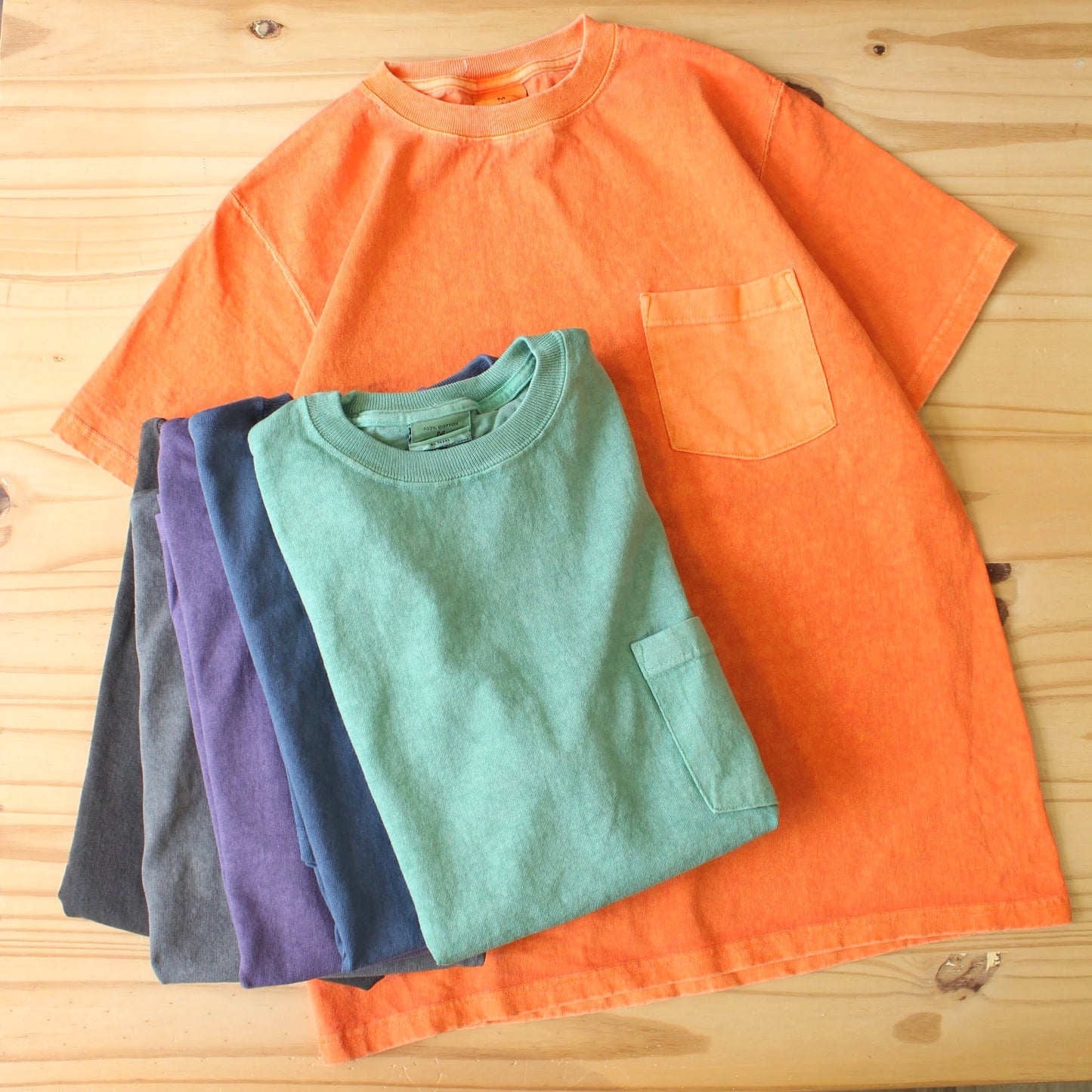 GOODWEAR (日版) - 
7.2OZ S/S POCKET TEE
(PIGMENT DYE)