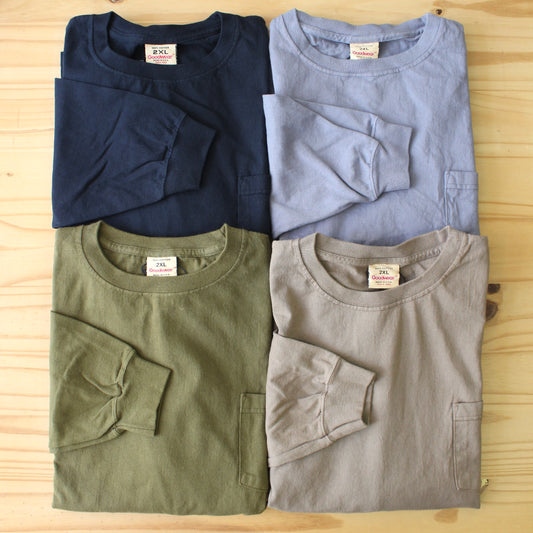 GOODWEAR (日版) - L/S POCKET TEE BIG