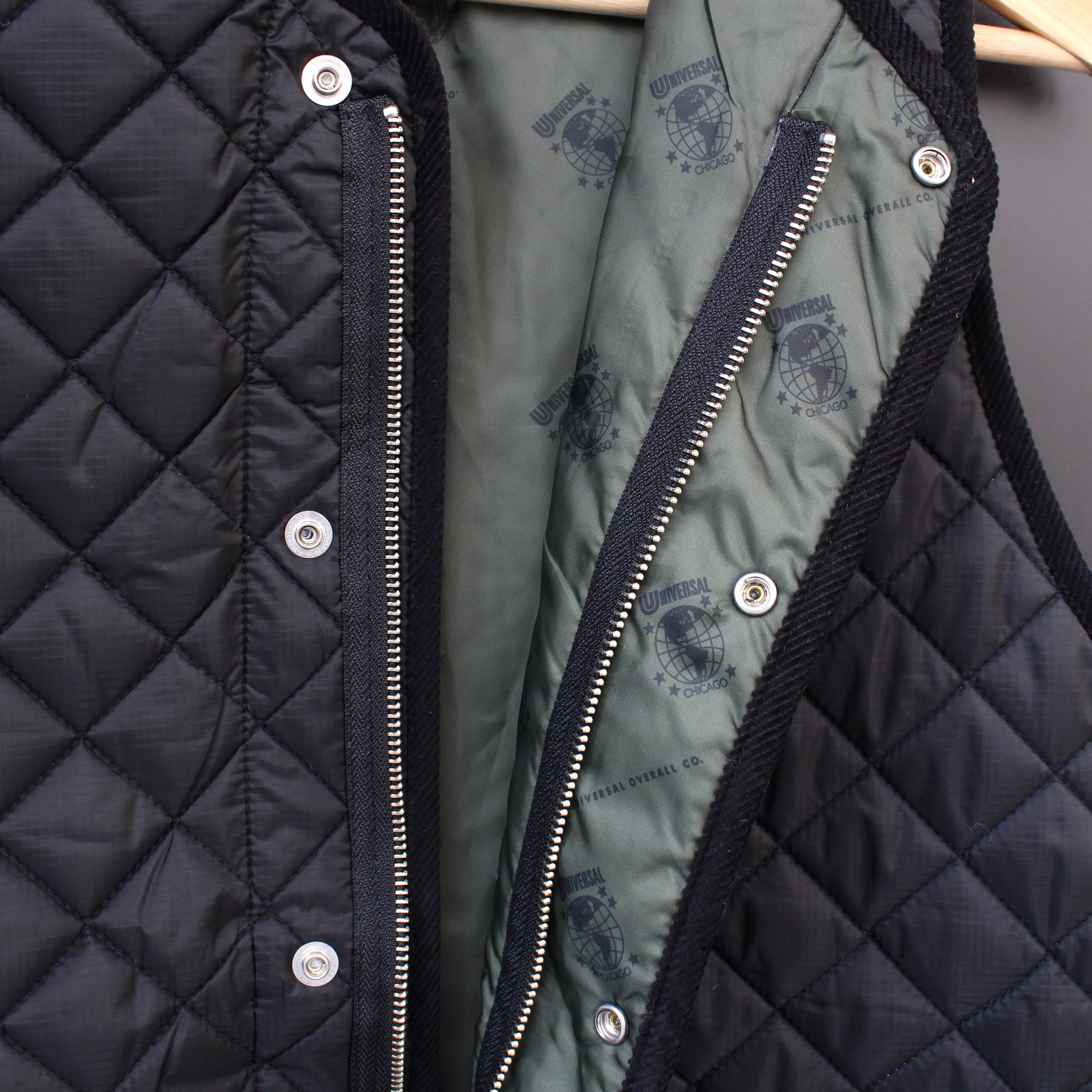 UNIVERSAL OVERALL JAPAN - , QUILT LONG VEST